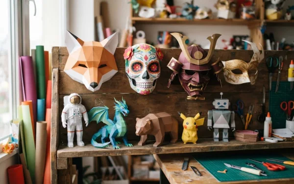 Papercraft, mascaras y figuras Disney marvel